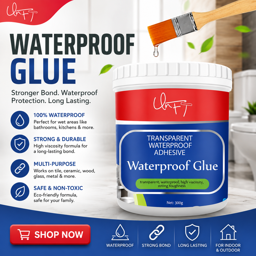Transparent Waterproof Glue 200g Each (Pack Of 2)